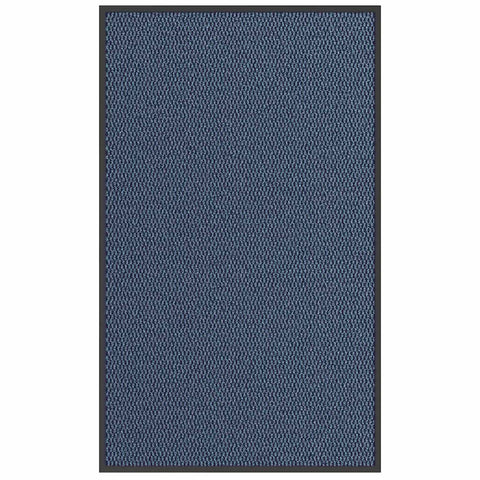 vidaXL Doormat Blue 90x150 cm