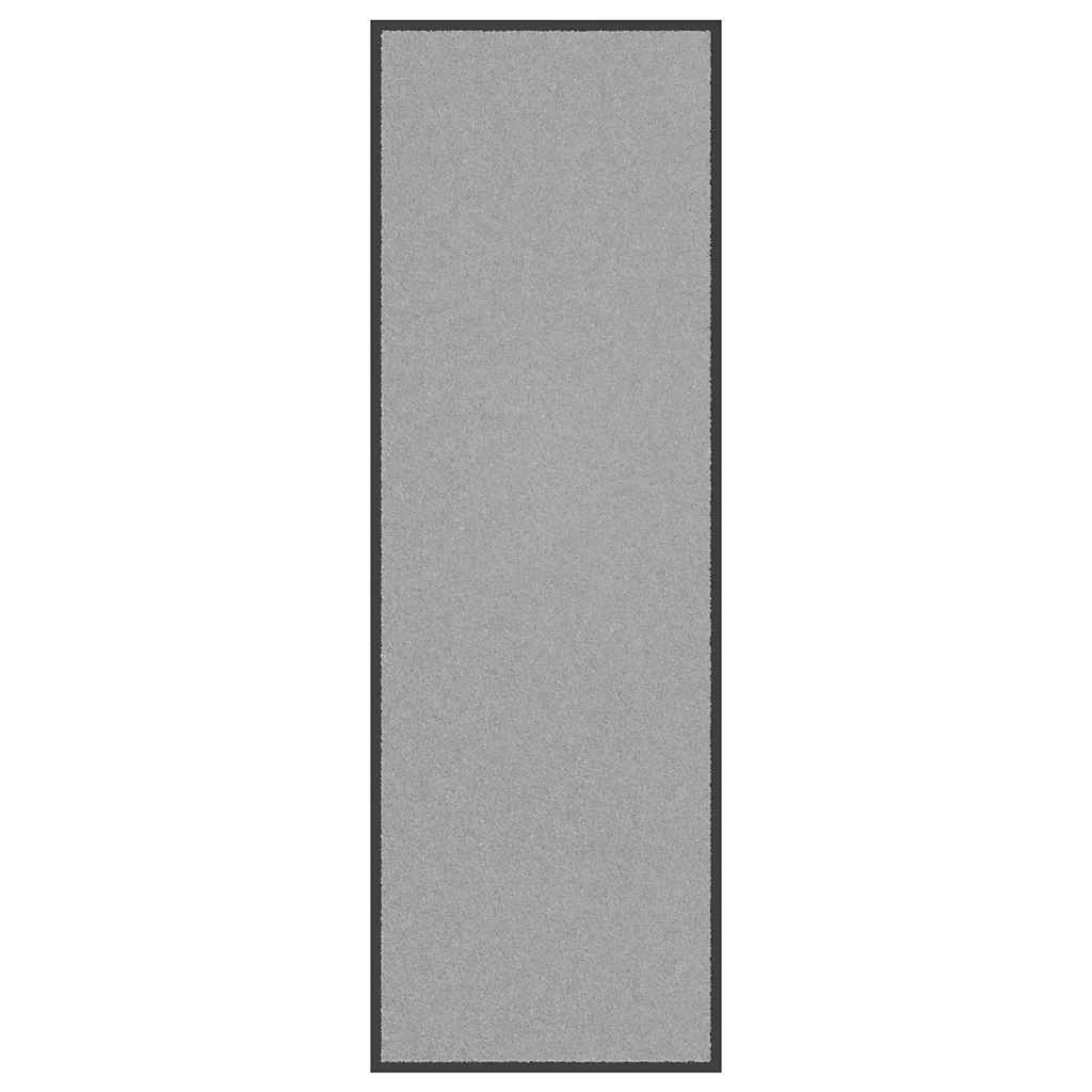 vidaXL Doormat Grey 60x180 cm