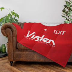 The Addicks 1996 Home Shirt - Personalised Retro Fleece Blanket 150cm X 150cm