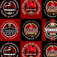 Bournemouth - Football Legends - Microfibre Beach Towel - 150cm x 75cm