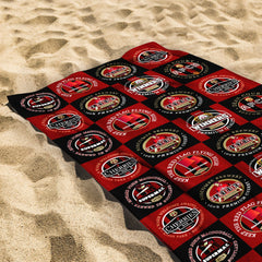 Bournemouth - Football Legends - Microfibre Beach Towel - 150cm x 75cm
