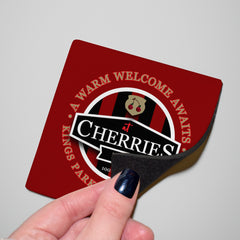 Bournemouth Cherries Bar - Football Coaster - Square Or Circle