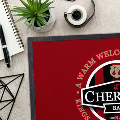 Bournemouth Cherries Bar  - Football Legends - Door Mat -60cm X 40cm