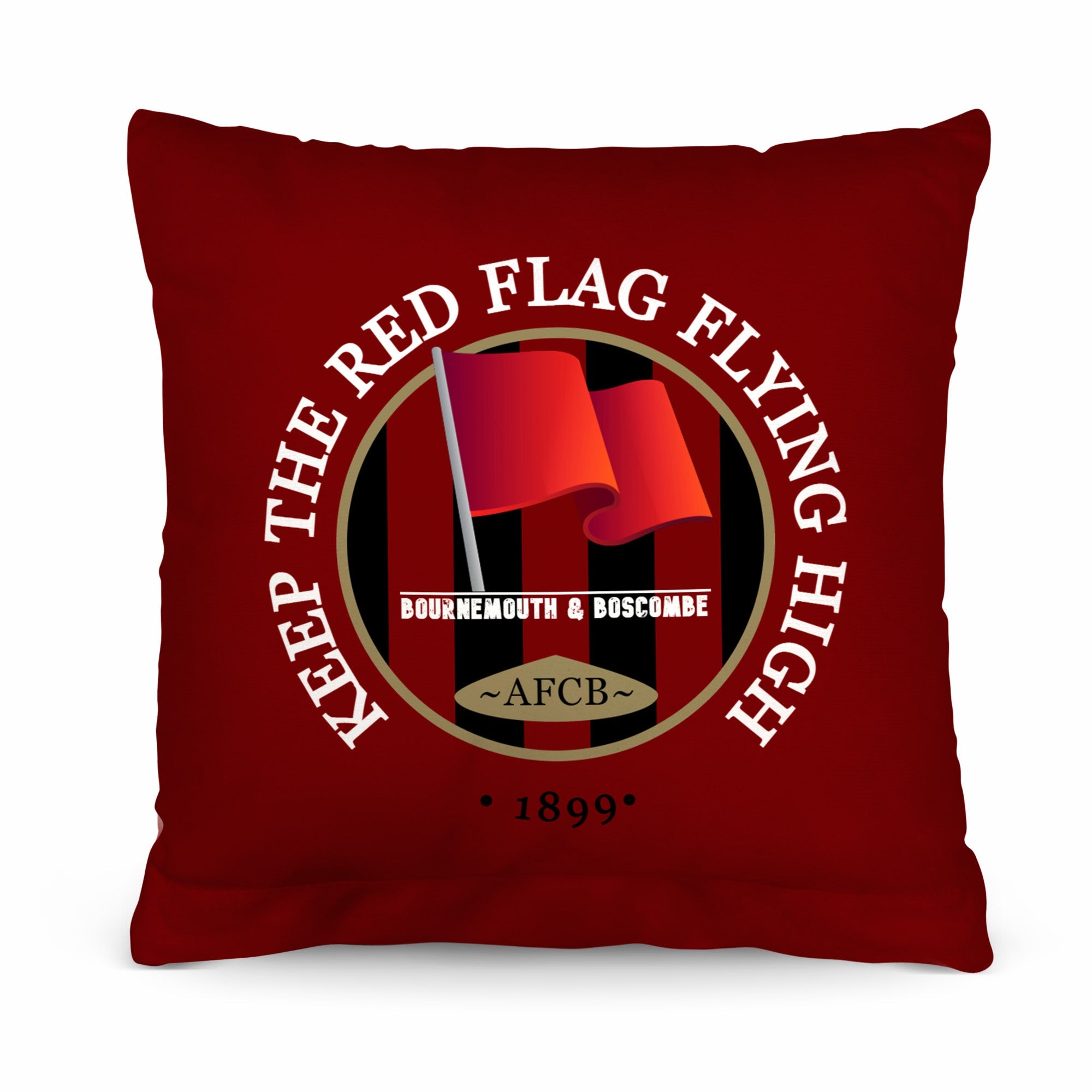 Bournemouth Red Flag - Football Legends - Cushion 10inch