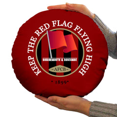 Bournemouth Red Flag - Football Legends - Circle Cushion 14inch