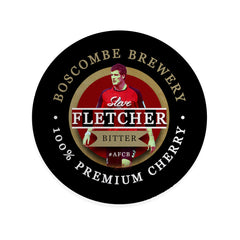 Bournemouth Steve Fletcher - Football Coaster - Square Or Circle