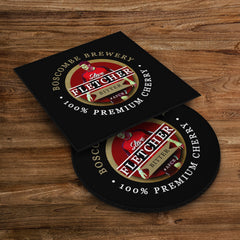 Bournemouth Steve Fletcher - Football Coaster - Square Or Circle