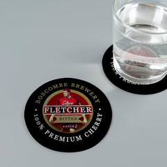 Bournemouth Steve Fletcher - Football Coaster - Square Or Circle