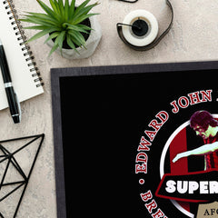 Bournemouth Ted MacDougall  - Football Legends - Door Mat -60cm X 40cm