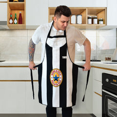 Newcastle - 1996 Home - Retro Football  Novelty Water-Resistant, Lazer Cut (no fraying) Light Weight Adults Apron