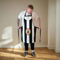Newcastle - 1996 Home - Retro Football  Novelty Water-Resistant, Lazer Cut (no fraying) Light Weight Adults Apron