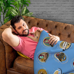 Argentina Rugby Union - Legend Collection - Fleece Blanket 150cm X 150cm