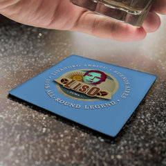 Argentina Rugby Union Liso- Coaster - Circle or Square