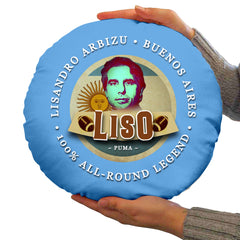 Argentina Rugby Union Liso  - Legend Collection - Circle Cushion 14inch