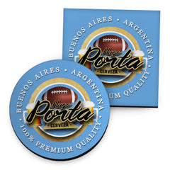 Argentina Rugby Union Porta - Coaster - Circle or Square
