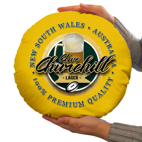 Australia Rugby League Churchill  - Legend Collection - Circle Cushion 14inch