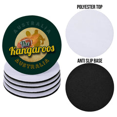 Australia Rugby League Kangaroos - Coaster - Circle or Square