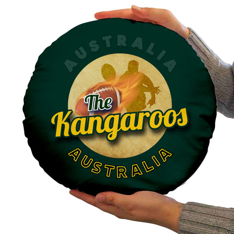 Australia Rugby League Kangaroos  - Legend Collection - Circle Cushion 14inch