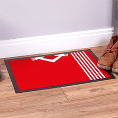 Aberdeen 1976 Home Shirt - Personalised Retro Door Mat - 60cm x 40cm
