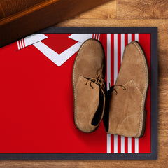 Aberdeen 1976 Home Shirt - Personalised Retro Door Mat - 60cm x 40cm