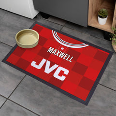 Aberdeen 1987 Home Shirt - Personalised Retro Door Mat - 60cm x 40cm