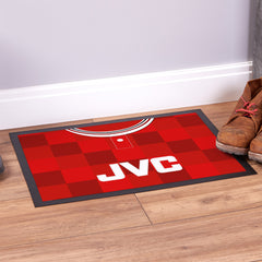 Aberdeen 1987 Home Shirt - Personalised Retro Door Mat - 60cm x 40cm