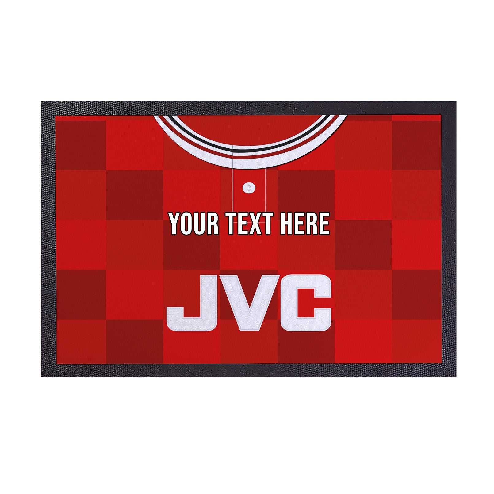 Aberdeen 1987 Home Shirt - Personalised Retro Door Mat - 60cm x 40cm