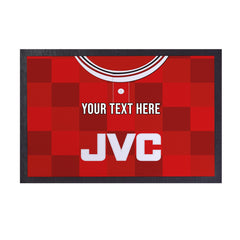Aberdeen 1987 Home Shirt - Personalised Retro Door Mat - 60cm x 40cm