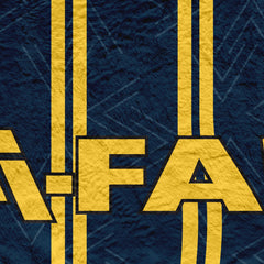 Aberdeen 1993 Away Shirt - Personalised Retro Fleece Blanket 150cm X 150cm