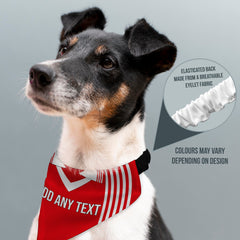 Aberdeen 1976 Home Shirt - Personalised Pet Bandana - 4 Sizes