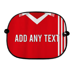 Aberdeen 1976 Home Shirt - Personalised Retro Football Car Sun Shade - Set of 2