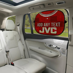 Aberdeen 1987 Home Shirt - Personalised Retro Football Car Sun Shade - Set of 2