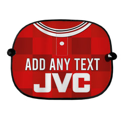 Aberdeen 1987 Home Shirt - Personalised Retro Football Car Sun Shade - Set of 2