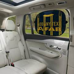 Aberdeen 1993 Away Shirt - Personalised Retro Football Car Sun Shade - Set of 2