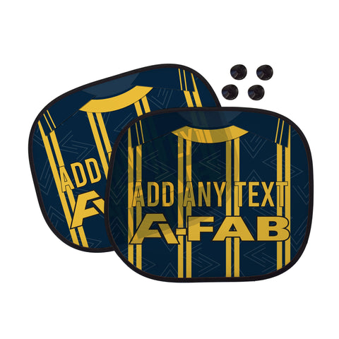 Aberdeen 1993 Away Shirt - Personalised Retro Football Car Sun Shade - Set of 2