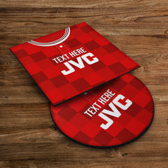 Aberdeen 1987 Home Shirt - Personalised Drink Coaster - Square Or Circle