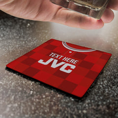 Aberdeen 1987 Home Shirt - Personalised Drink Coaster - Square Or Circle