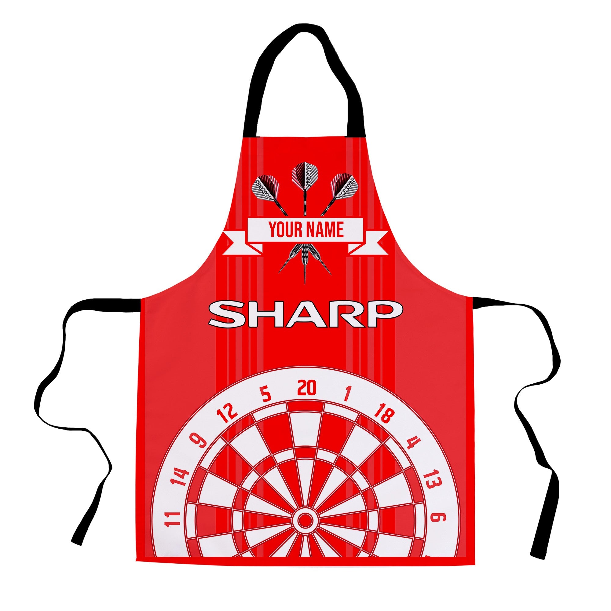 Manchester Red - 1999 - Home Shirt - Personalised Darts Apron