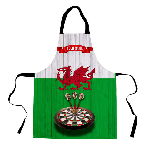 Wales Flag - Personalised Darts Apron