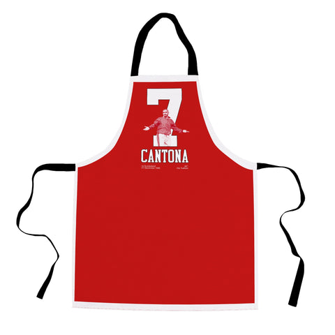 Manchester Red Cantona 7 - Water-Resistant Adults Apron