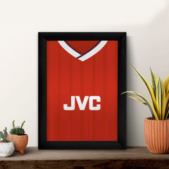 Personalised Arsenal 1988 Home Shirt - A4 Metal Sign Plaque