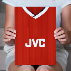 Personalised Arsenal 1988 Home Shirt - A4 Metal Sign Plaque