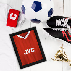 Personalised Arsenal 1988 Home Shirt - A4 Metal Sign Plaque