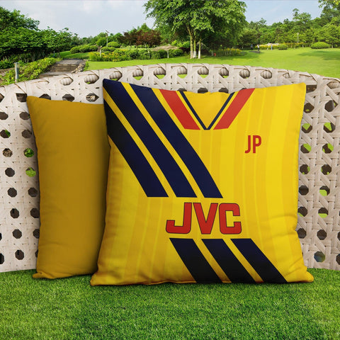 Arsenal - 1993 Away Shirt - 45cm or 61cm Retro Showerproof Outdoor Cushion