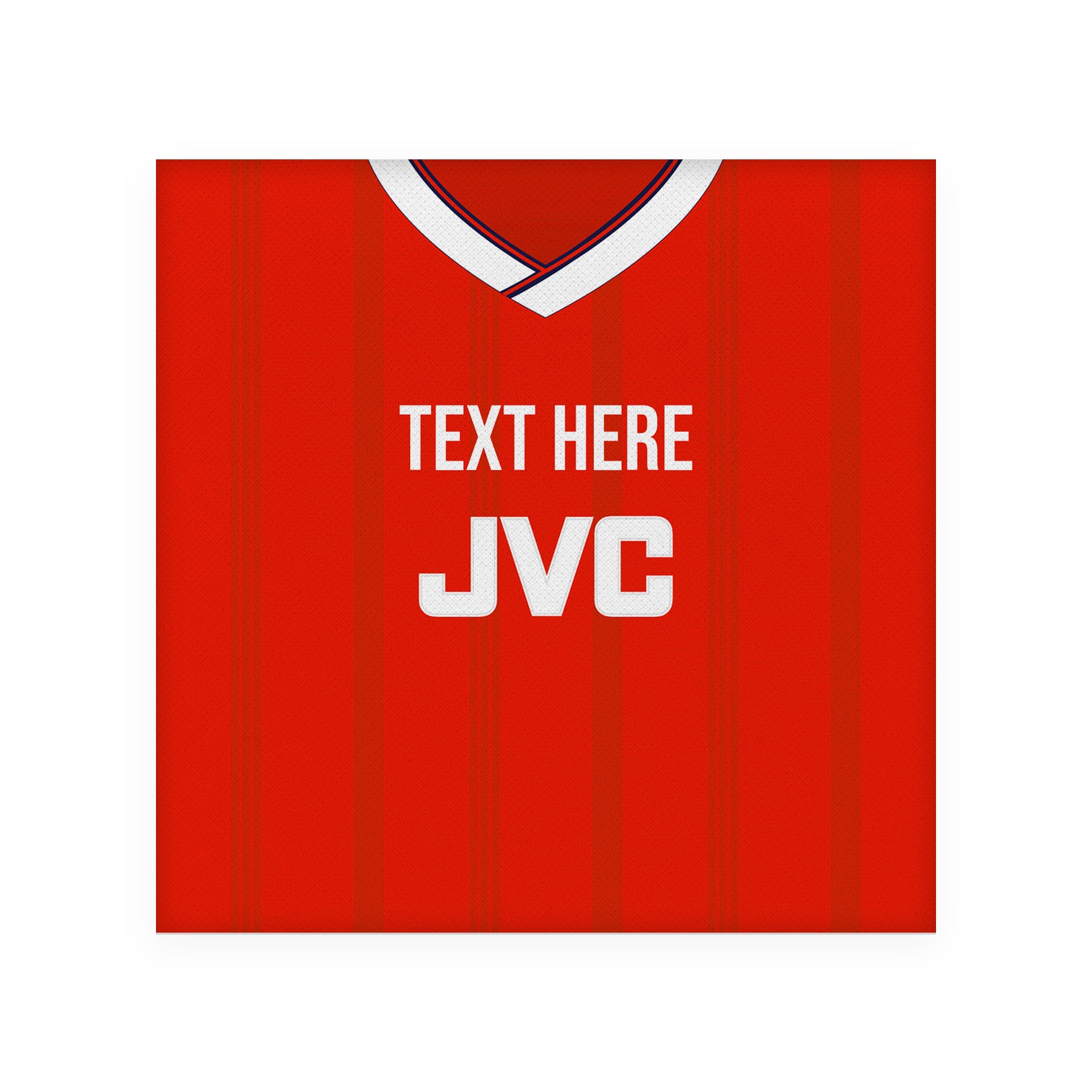 The Gooners 1988 Home Shirt - Personalised Drink Coaster - Square Or Circle