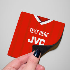 The Gooners 1988 Home Shirt - Personalised Drink Coaster - Square Or Circle
