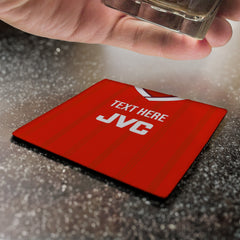 The Gooners 1988 Home Shirt - Personalised Drink Coaster - Square Or Circle