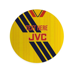 The Gooners 1993 Away Shirt - Personalised Drink Coaster - Square Or Circle