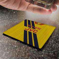 The Gooners 1993 Away Shirt - Personalised Drink Coaster - Square Or Circle