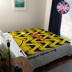 Arsenal FC - 1992 Away Shirt - Retro Fleece Blanket